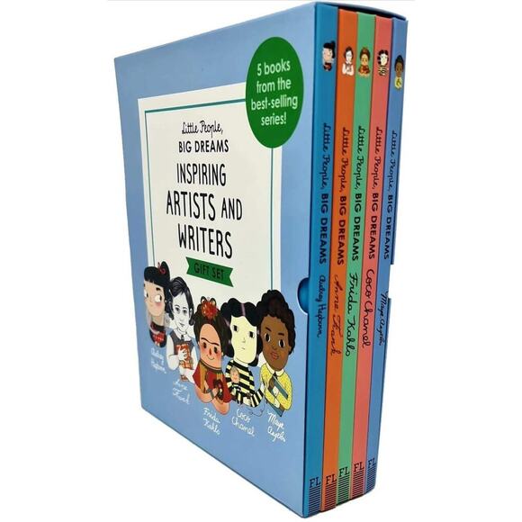Little People, BIG DREAMS Inspiring Artists And Writers 5 Book Gift Box Set 📚 - Picture 3 of 7